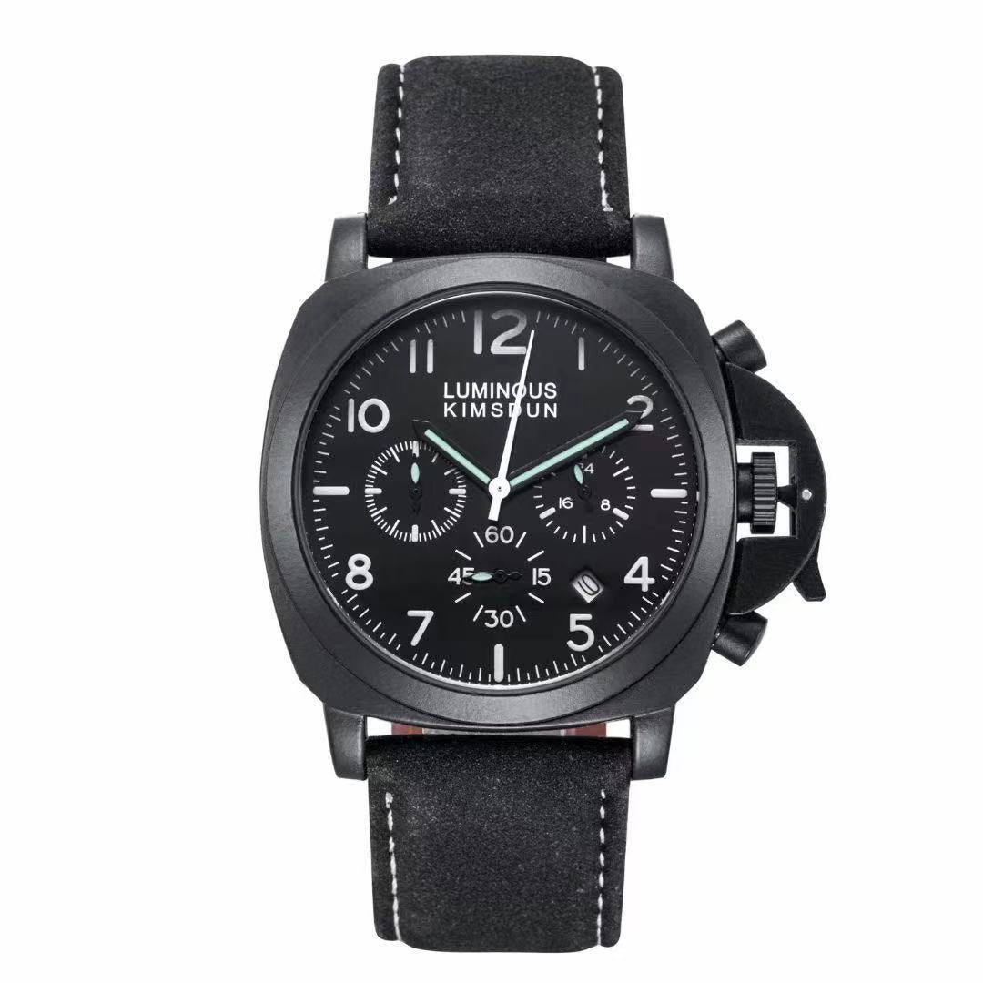 Sportliche Herrenuhr mit Leuchtzeigern – Bild 7 | LuxeStyle