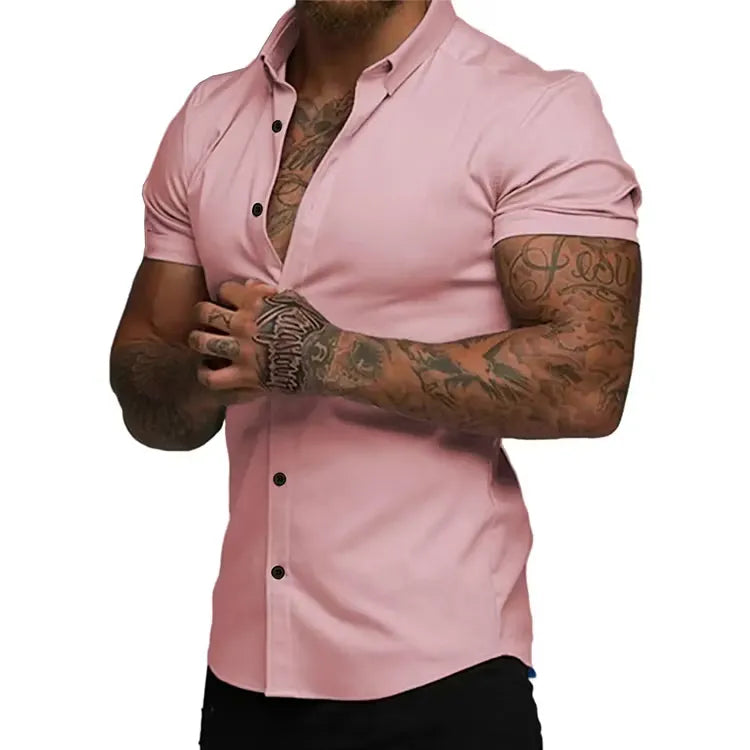 Herren Fitness-Shirt Kurzarm – Bild 11 | LuxeStyle