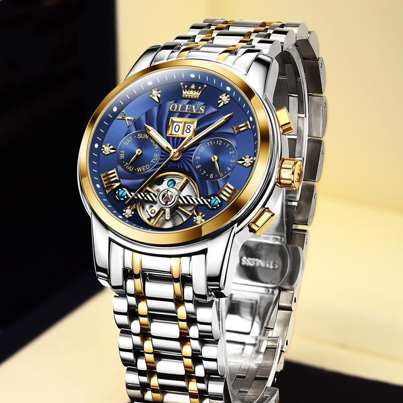 Automatik-Armbanduhr Business Multifunktional Herren