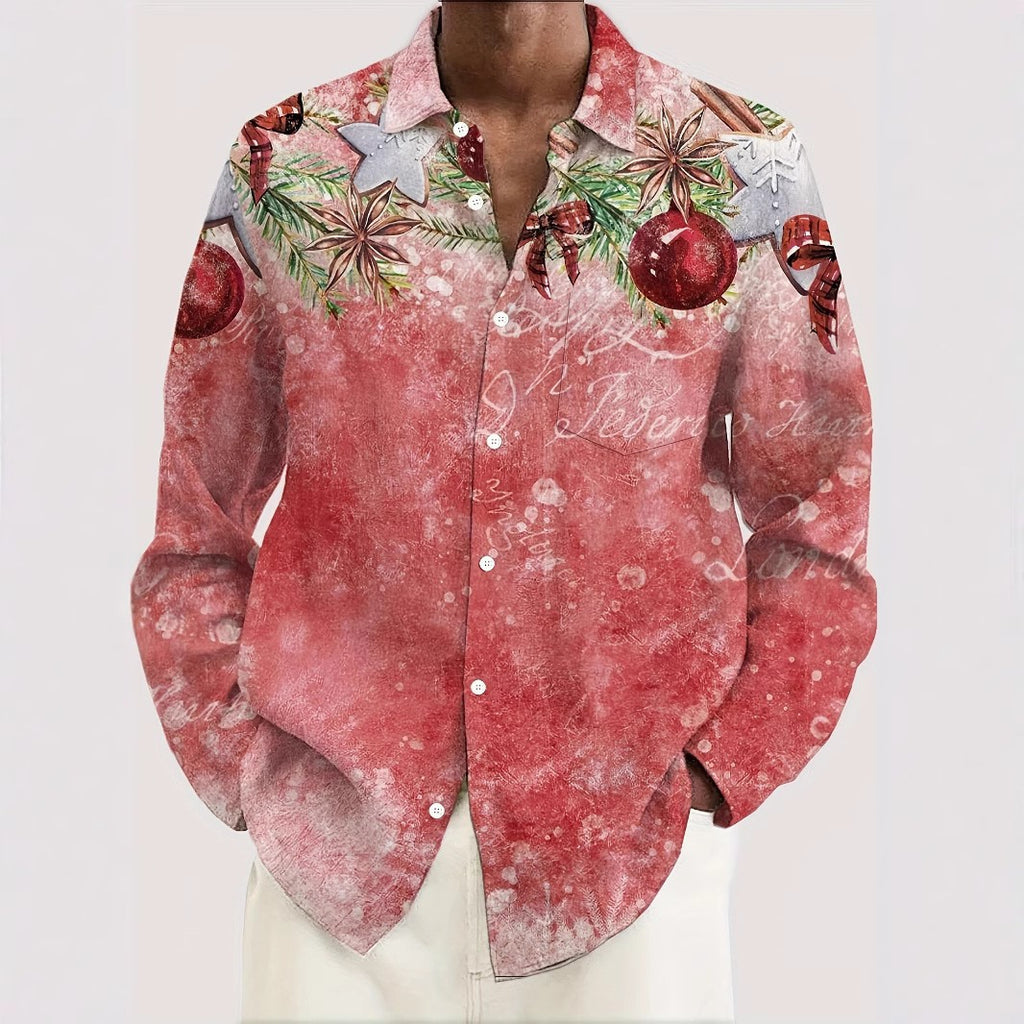 Peach 3D Digital Print Herren T-Shirt – Bild 6 | LuxeStyle