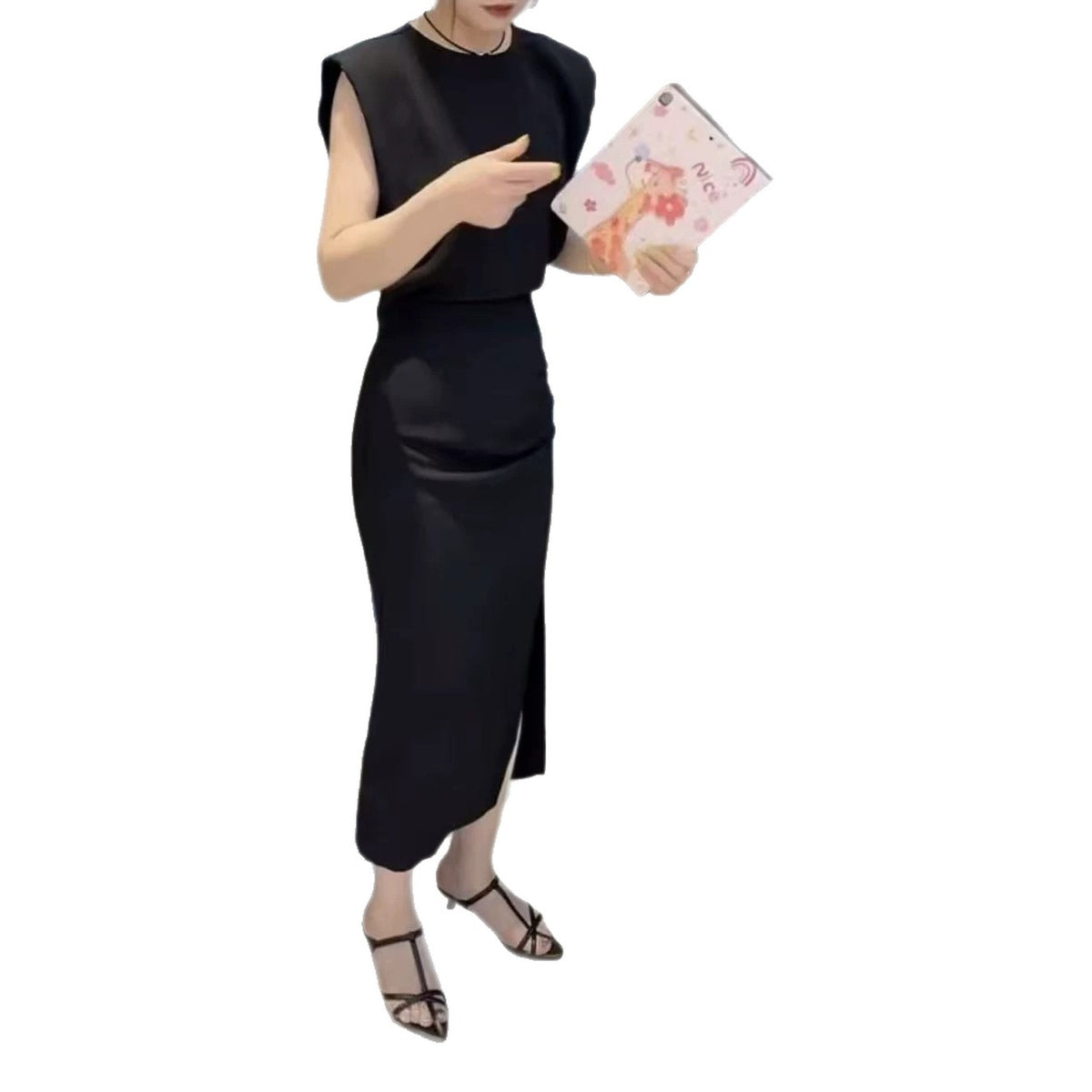 Rückenfreies ärmelloses Bodycon Kleid – Bild 2 | LuxeStyle