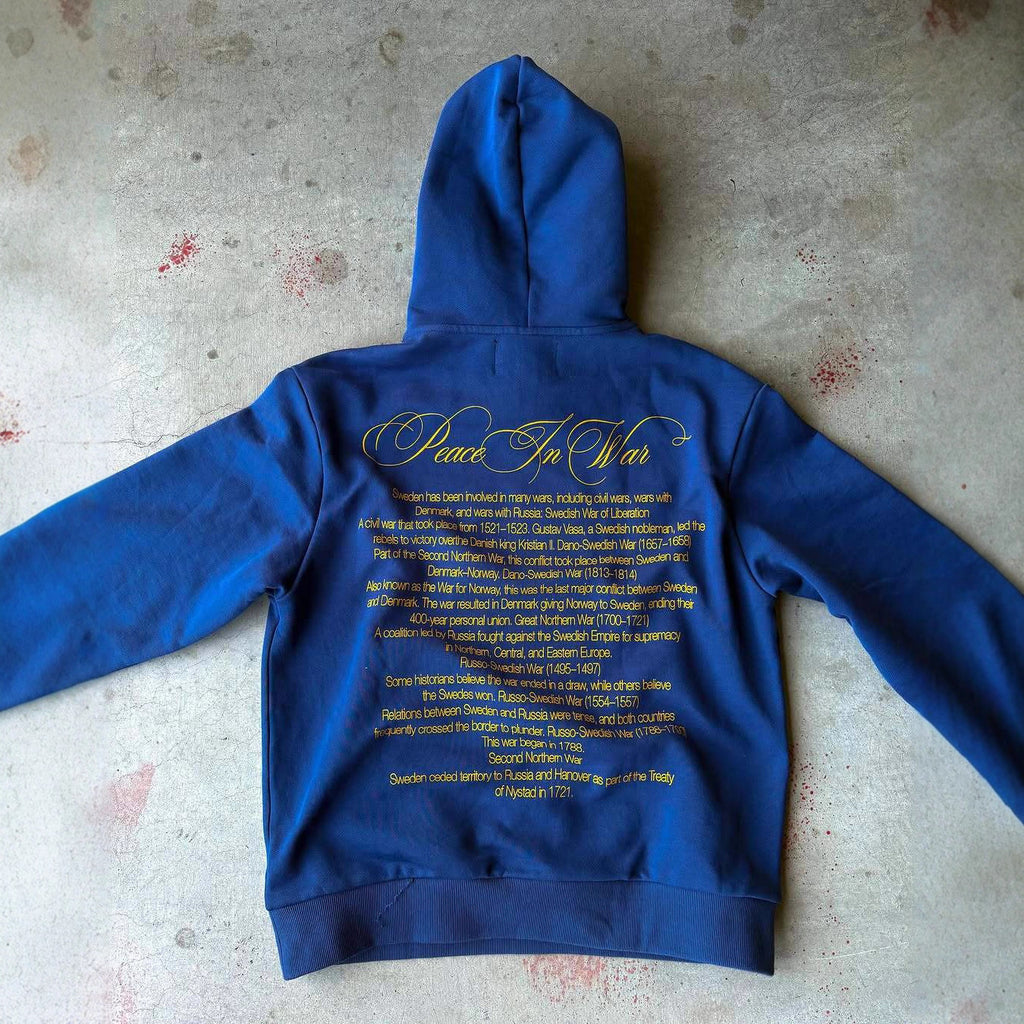 Blauer Hoodie