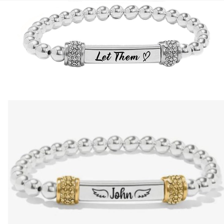 Graviertes Armband – Legierung | LuxeStyle