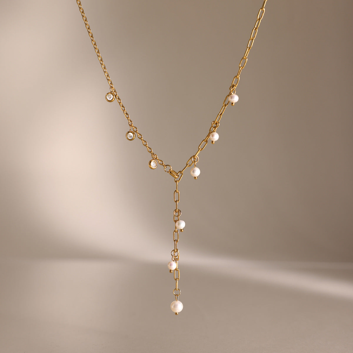 Gold-Pearl-Halskette