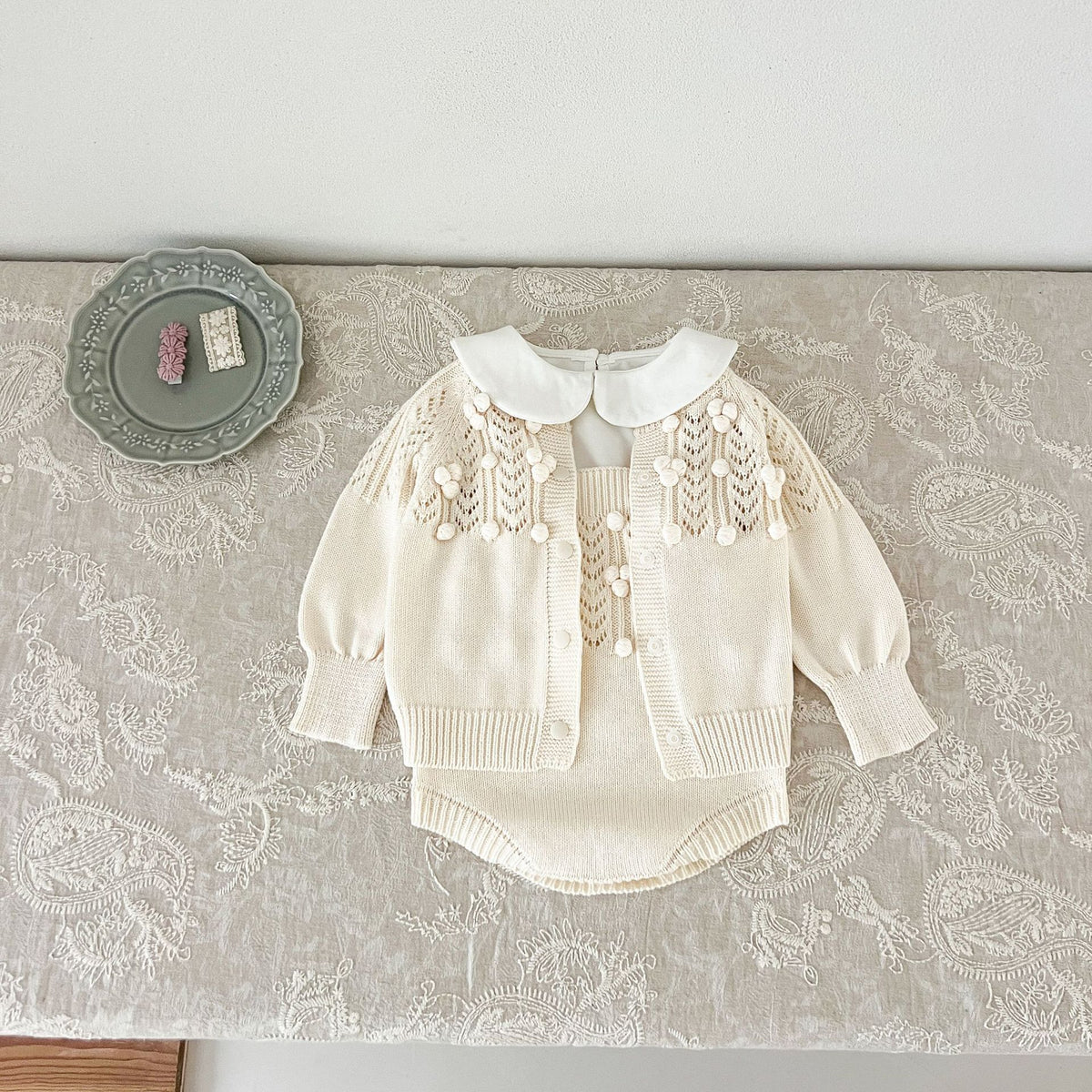 Baby Mädchen Pullover-Set – Bild 6 | LuxeStyle