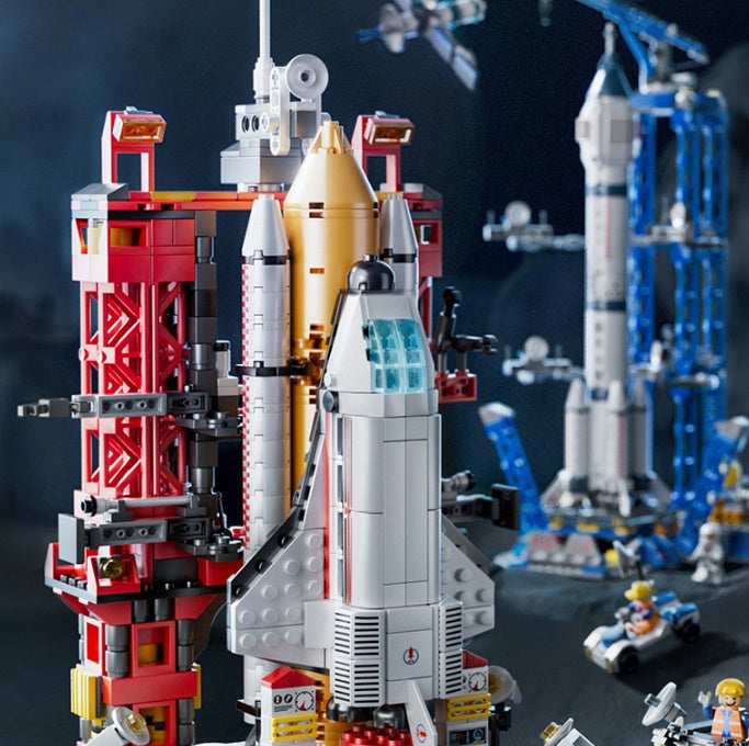 Weltraumrakete Bausteine für Kinder
