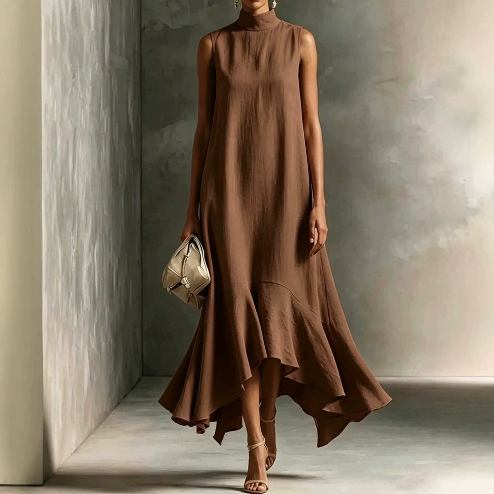 Elegantes ärmelloses Plissee-Kleid für Damen – Bild 4 | LuxeStyle