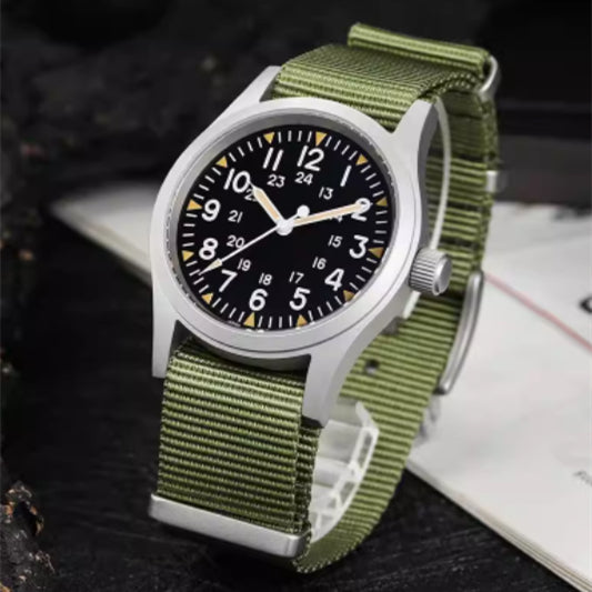Retro-Militär-Armbanduhr