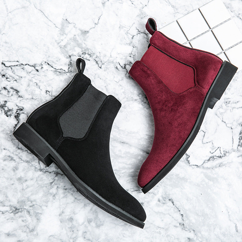 Herren High-Top-Lederboots Europäisch/Amerikanisch Gr. XXL