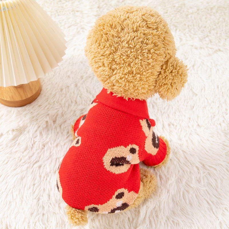Roter Hundemantel für kleine Hunde – Bild 5 | LuxeStyle