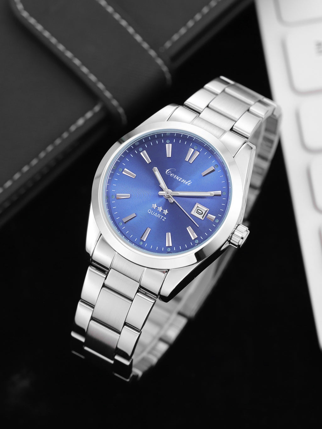 Herrenuhr mit Stahlband
