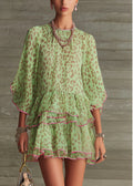 Luftiges Chiffon-Kleid mit Leoparden-Print – Bild 7 | LuxeStyle
