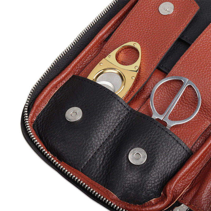 Leder-Cigar-Tasche