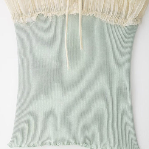 Ärmelloses Colorblock Camisole Top – Ansicht 2