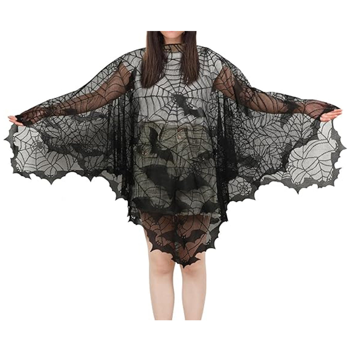 Umhang für Partys – A-Line Design aus Polyester – Bild 2 | LuxeStyle