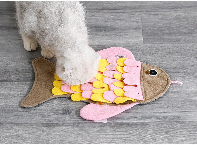 Fischförmige Schnüffeldecke für Katzen – Bild 10 | LuxeStyle