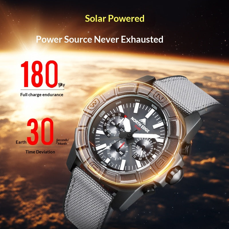 Schwarze Quarz-Uhr für Outdoor – Bild 3 | LuxeStyle