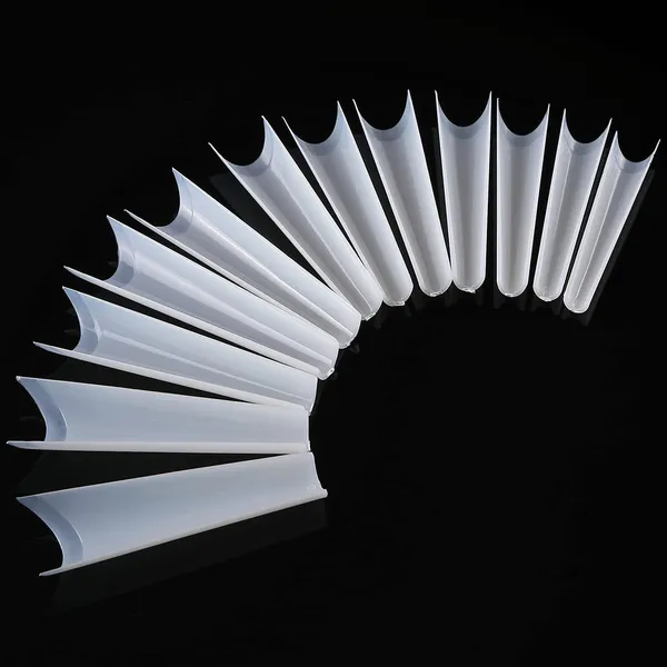 Französische Nagel-Tips, extra lang, C-Curve