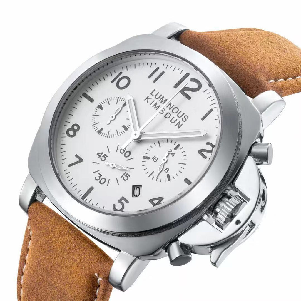 Sportliche Herrenuhr mit Leuchtzeigern – Bild 6 | LuxeStyle
