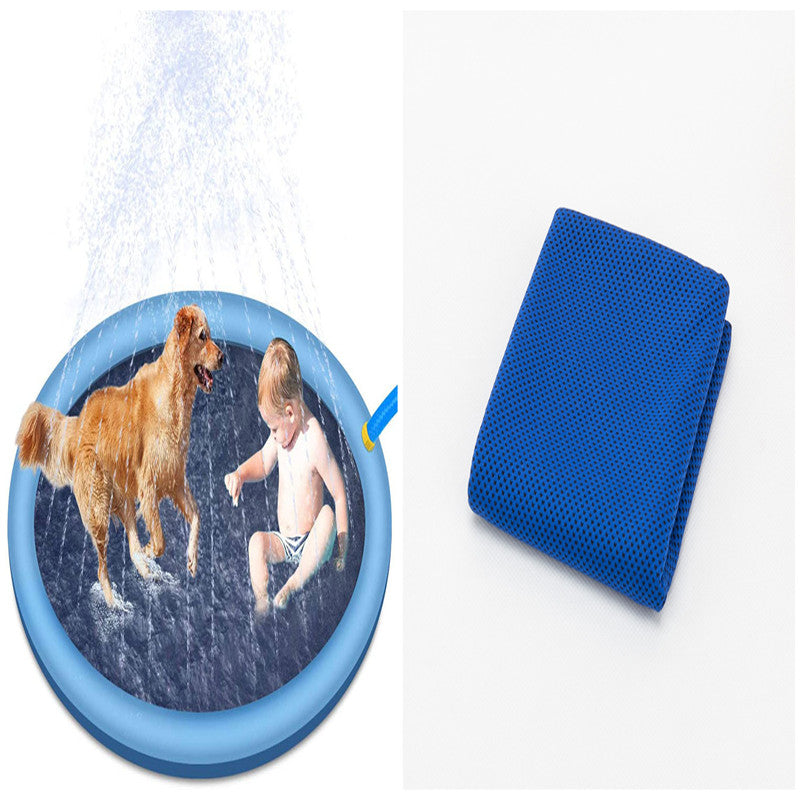 Rutschfester Wasser-Spielmatte für Kinder & Hunde