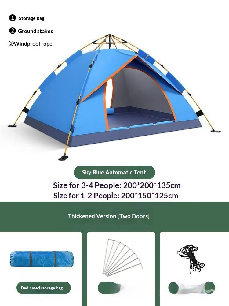 Faltbares Outdoor-Zelt für 1-4 Personen