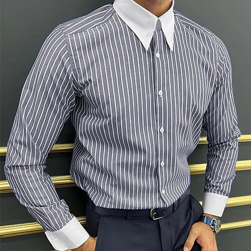 Langarm-Shirt mit 3D-Strichmuster | LuxeStyle