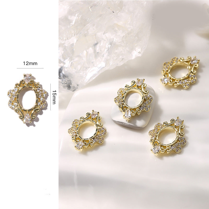 3D Retro Nagel-Zirkon – 5er-Set – Bild 6 | LuxeStyle