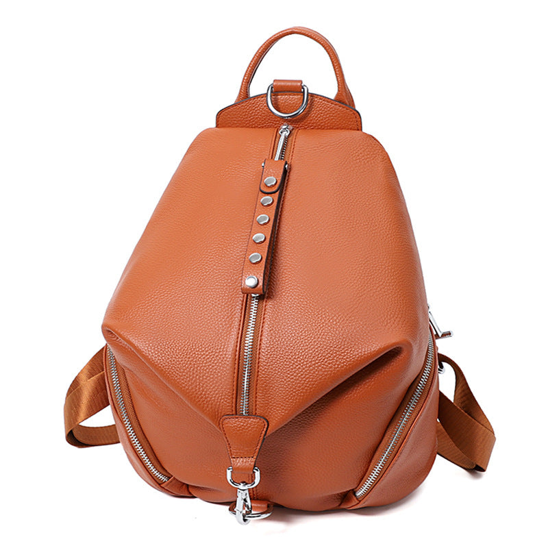 Diebstahlsicherer Geneva Rucksack aus Leder – Bild 5 | LuxeStyle