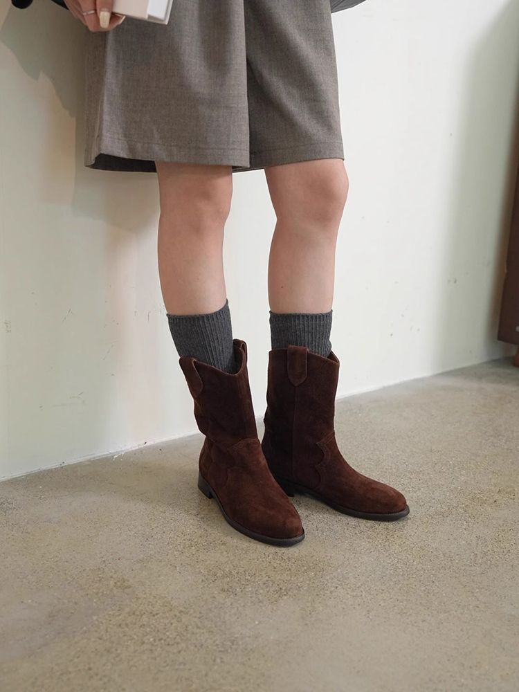 Retro Slip-On Ankle-Boots in drei Farben – Bild 7 | LuxeStyle