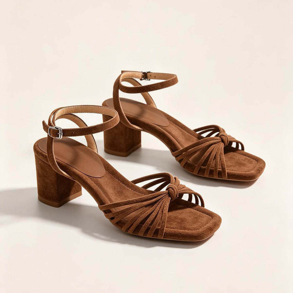 Römer Sandalen mit Chunky-Absatz