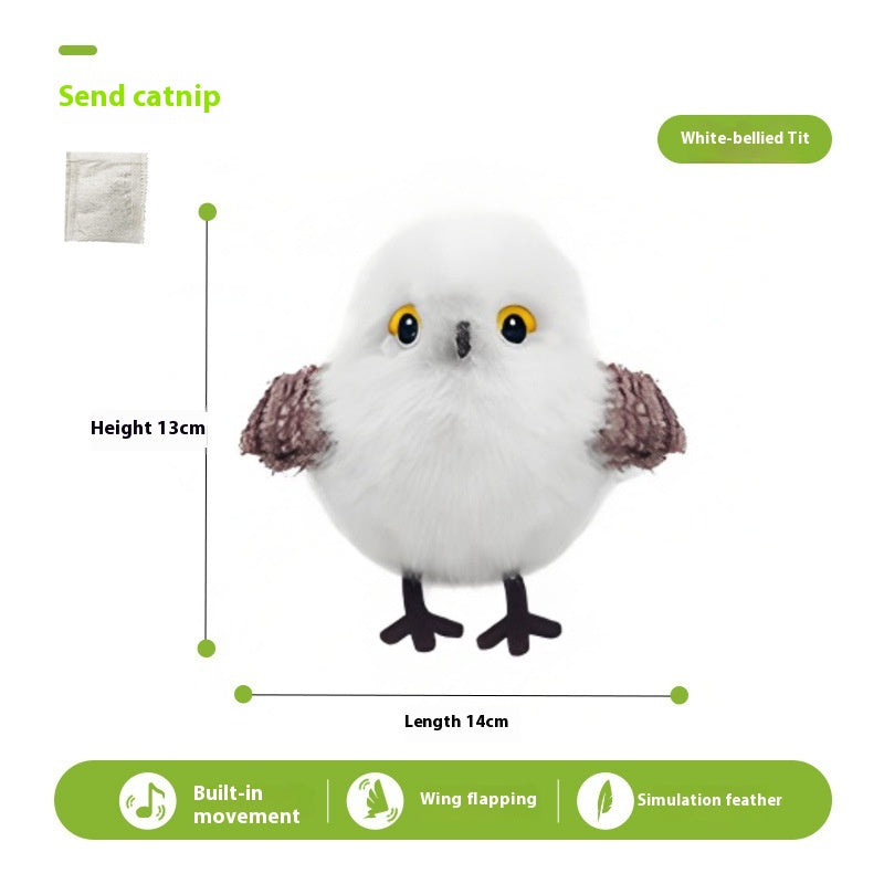 Elektronischer Vogel mit Sound für Katzen