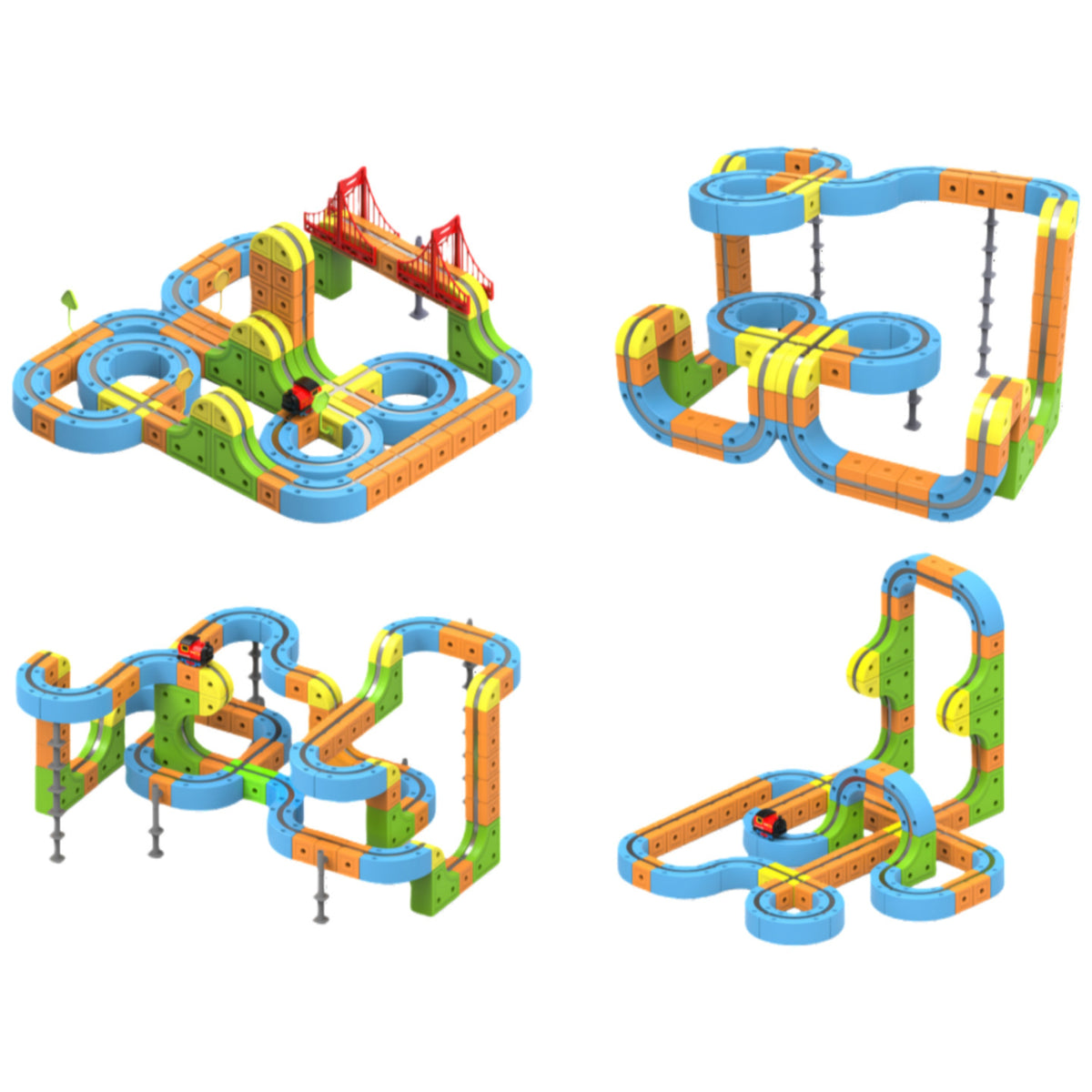 Magnetische Rennstrecke mit Auto – 68-Teile-Set – Bild 7 | LuxeStyle