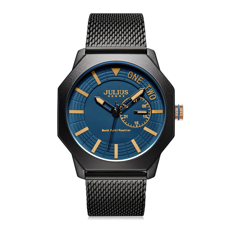 Quarz-Uhr mit 3D-Diamant-Design, wasserdicht – Bild 6 | LuxeStyle