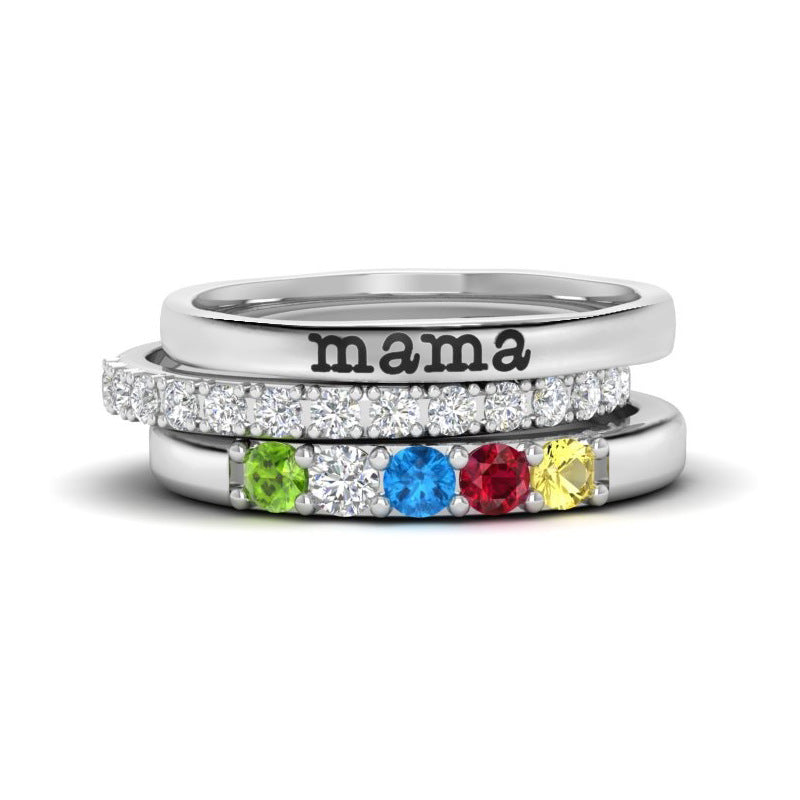 Geburtsstein Ring
