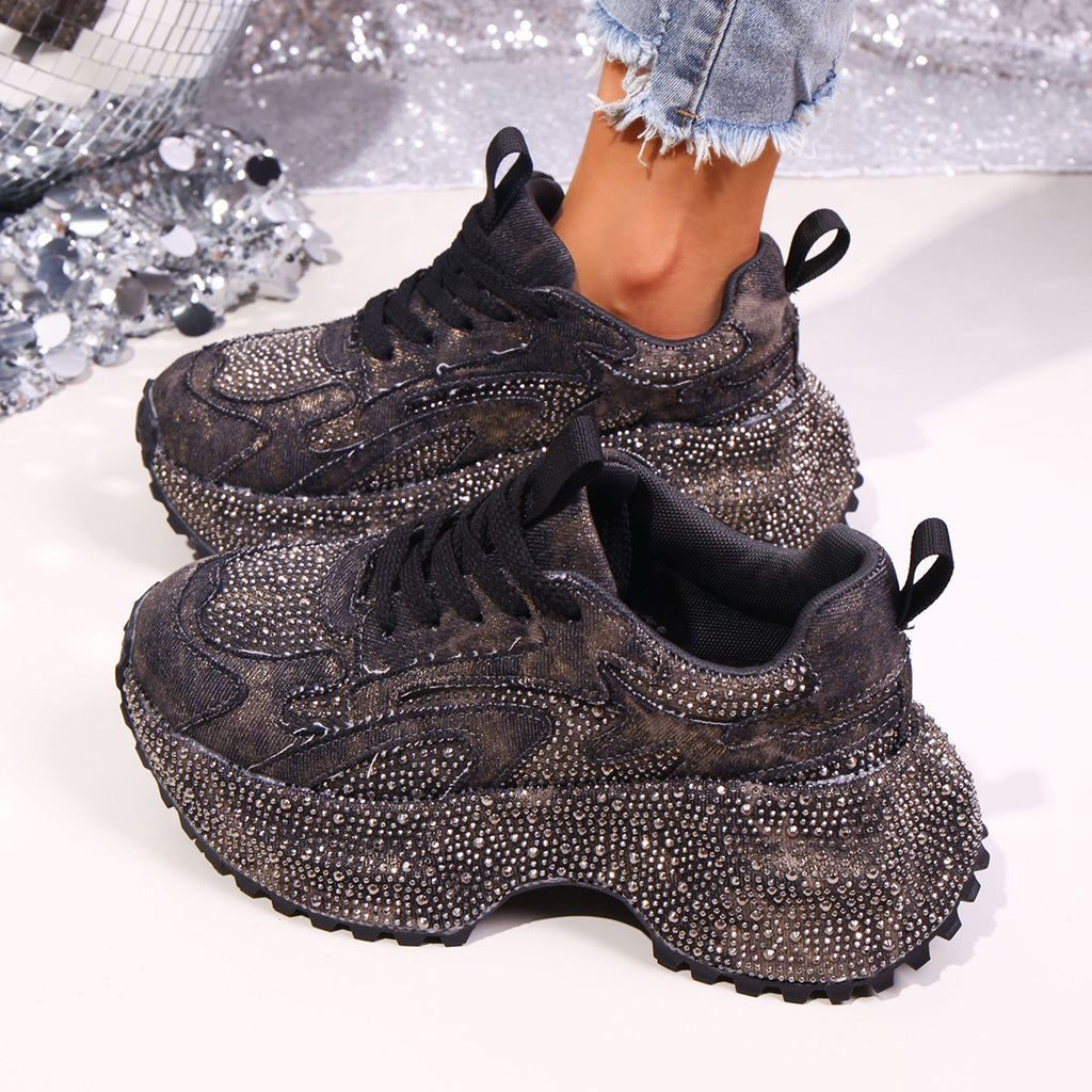 Damen Sneaker mit dicker Sohle
