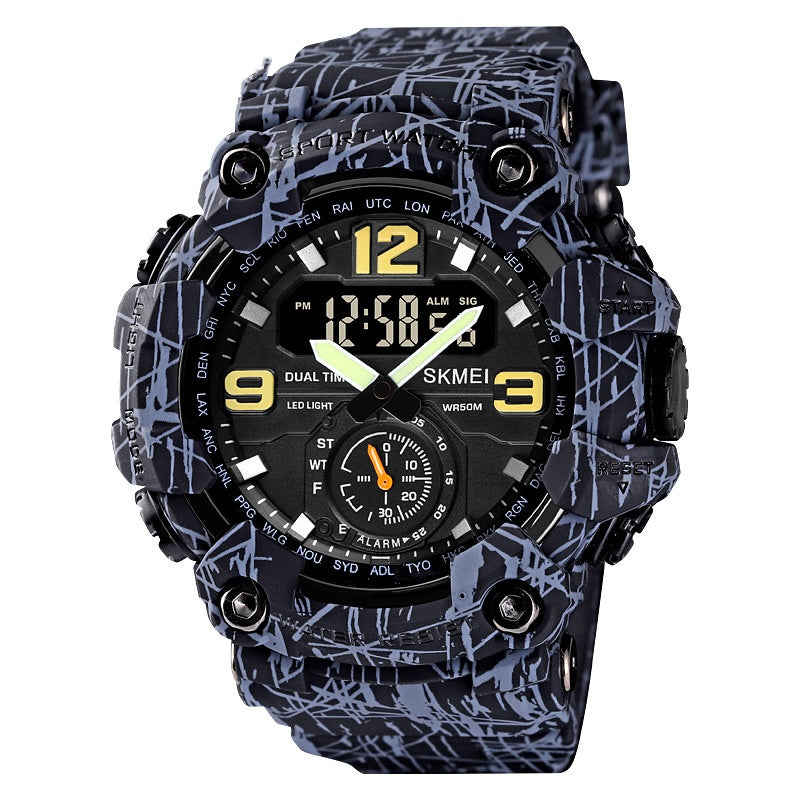 Robuste Outdoor-Sportuhr mit grossem Digitaldisplay