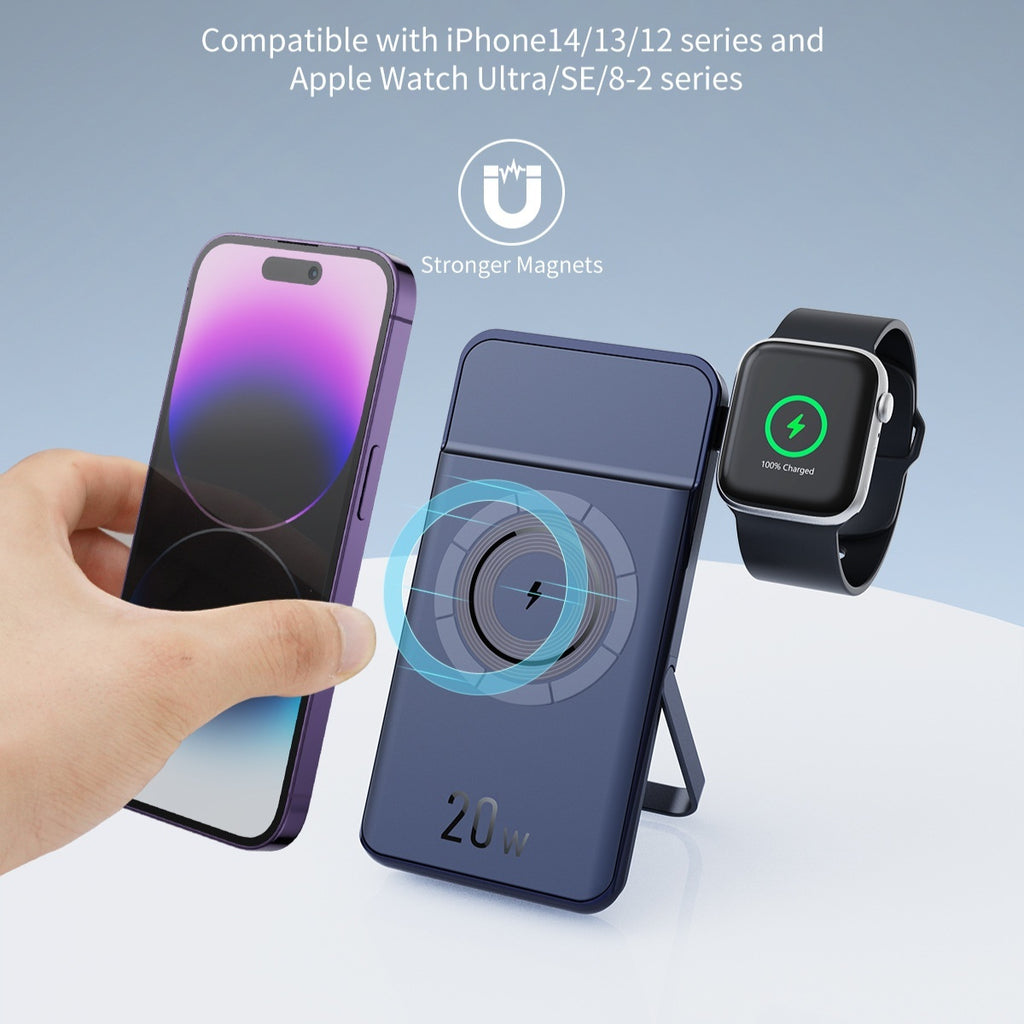 Magnetische 3-in-1 Wireless Powerbank