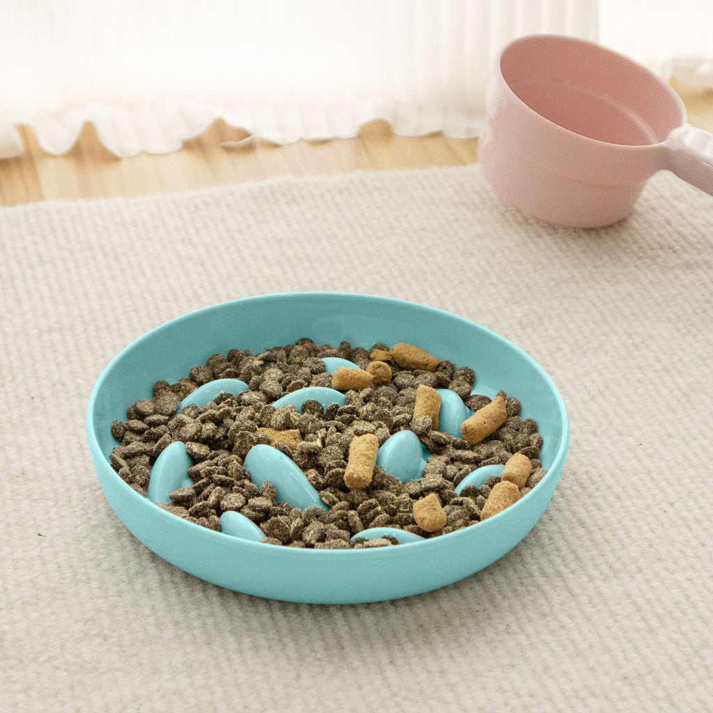 Langsam-Futter-Schüssel für Hund & Katze