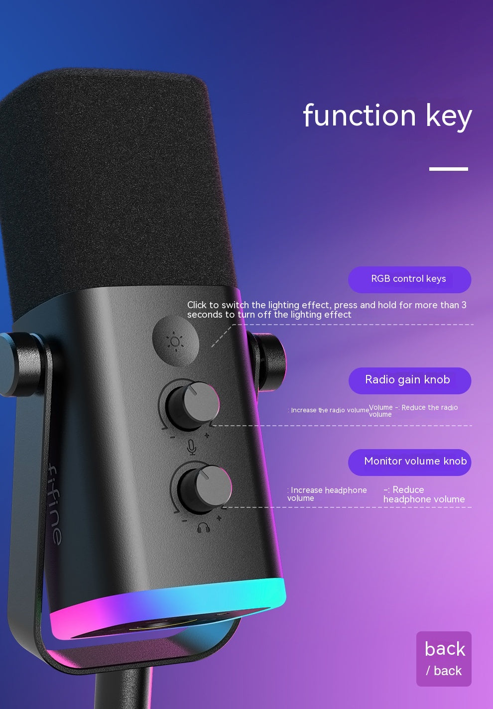 Multifunktionales Mikrofon mit Rauschunterdrückung
