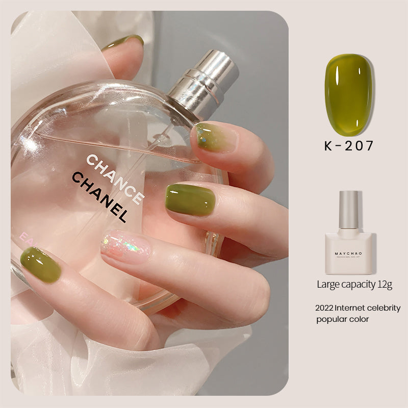 Transparent Jade Fat Ice Nagellack Nude – Bild 9 | LuxeStyle