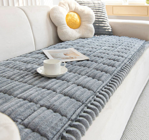 Plüsch-Sofaüberwurf für modulare Sofas – Bild 2 | LuxeStyle