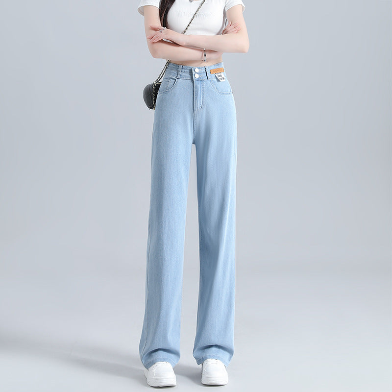 Tencel Jeans mit weitem Bein – Ansicht 8