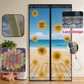 Magnetischer Türvorhang mit Sonnenblumenmuster