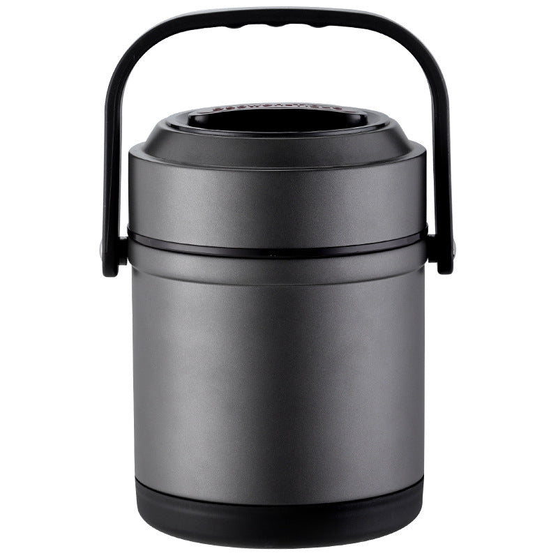 Thermos-Lunchbox aus Edelstahl, mehrlagig