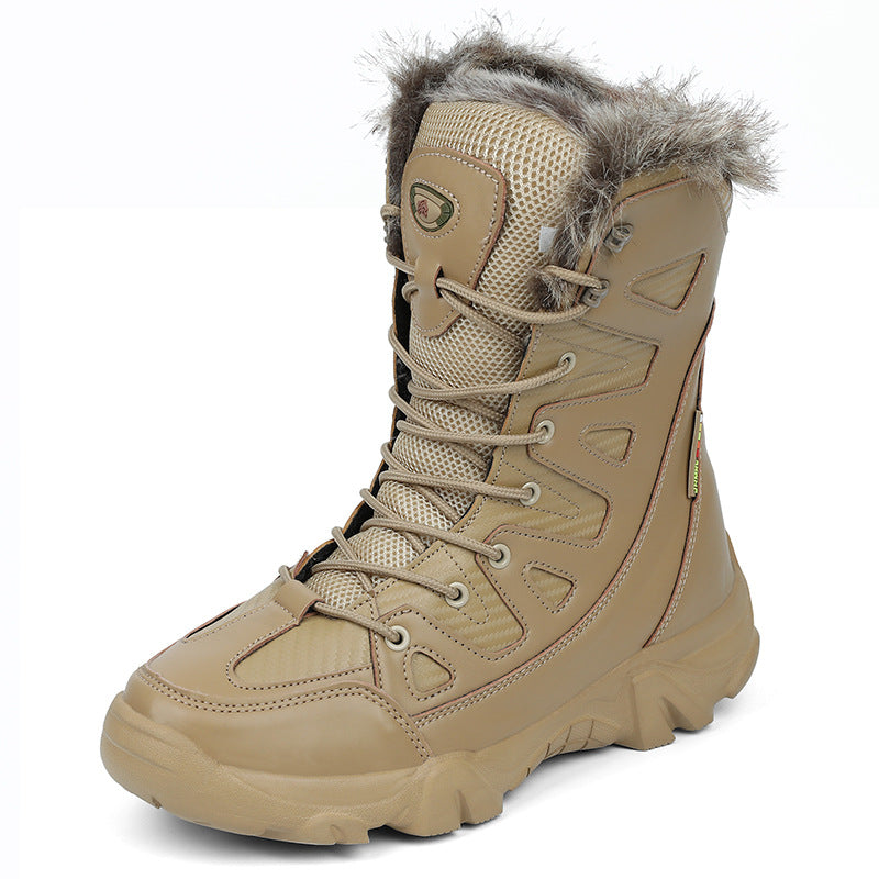 Gefütterte Winter-Boots mit Schnürung – Bild 7 | LuxeStyle