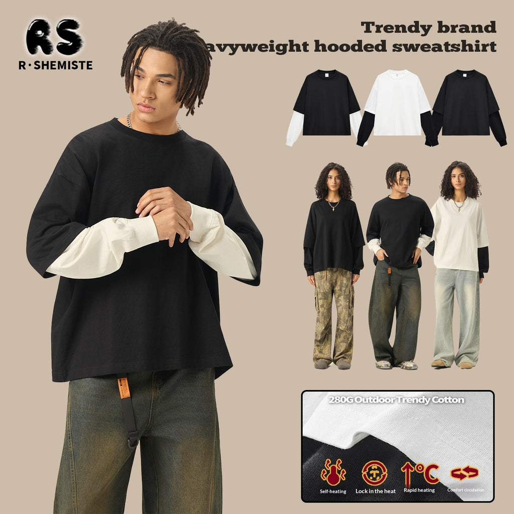 Zweifarbiger Baumwoll-Pullover für Herren – Bild 3 | LuxeStyle