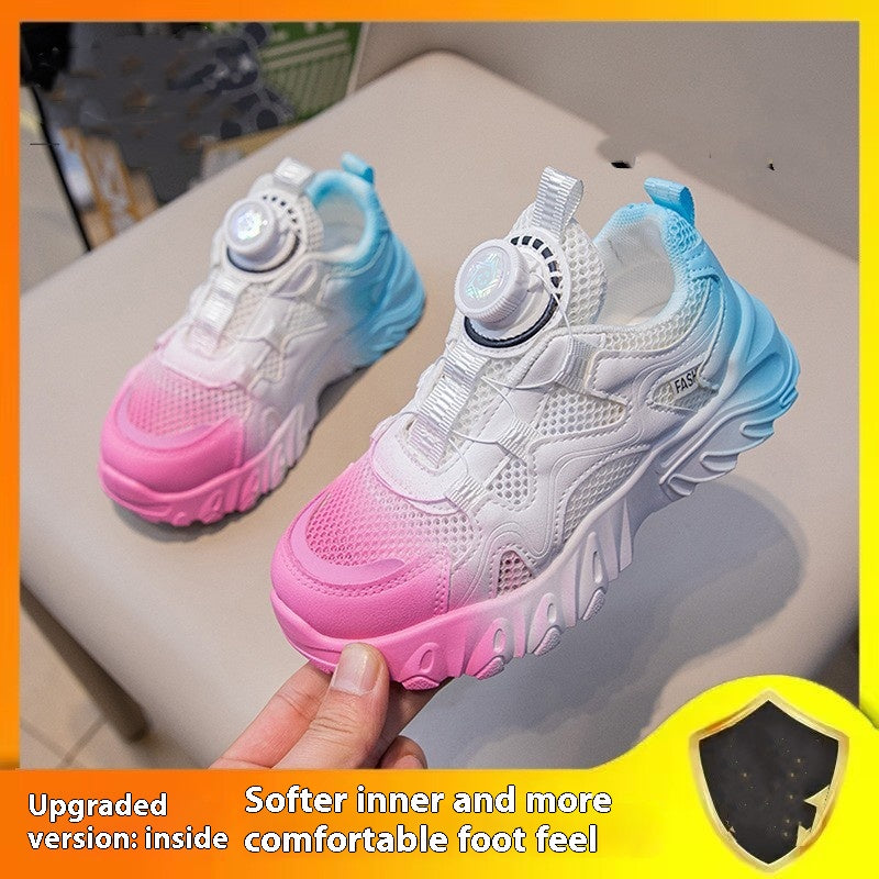 Atmungsaktive Mesh-Sneaker mit Drehknopf