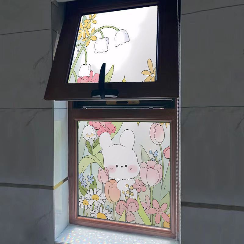 Fensterfolie mit Blumen und Tiermotiven – Bild 10 | LuxeStyle