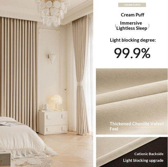 Chenille-Vorhang «French-Style Luxe»