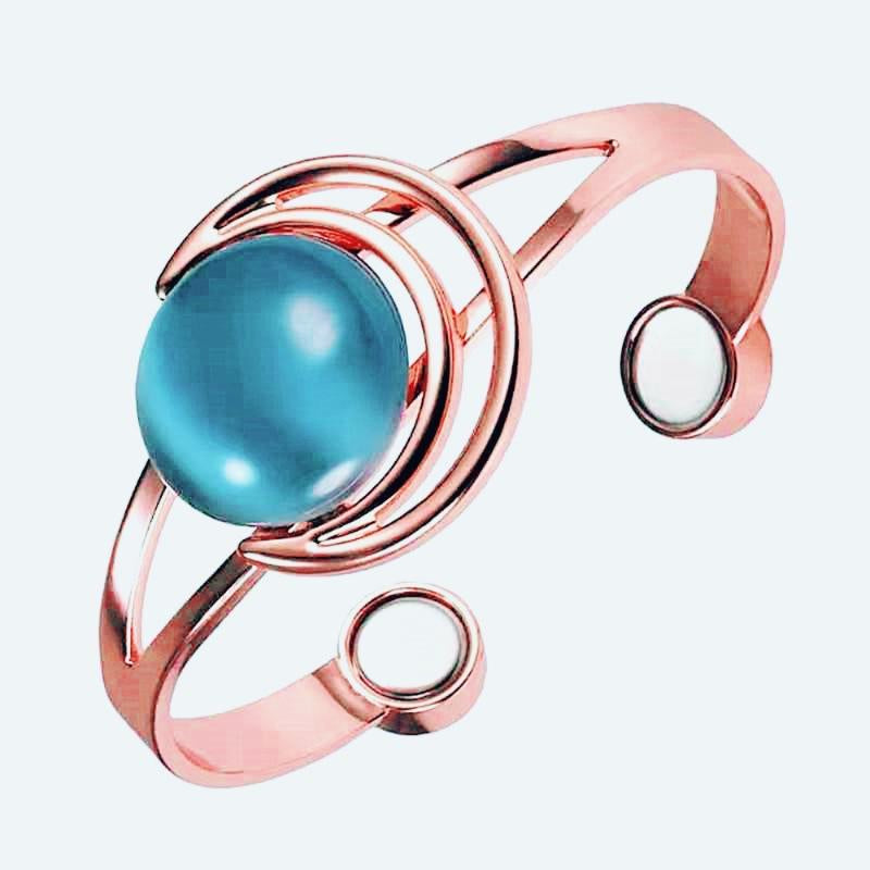 Retro Cat-Eye Kupferarmband